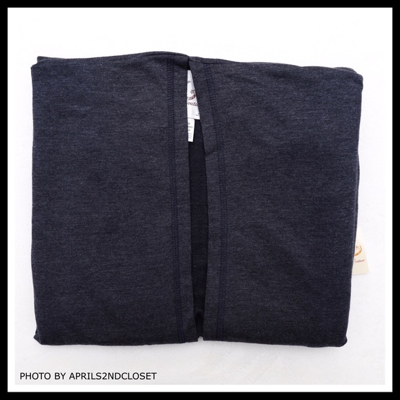 BLUE LUXE CARDIGAN CAPE PONCHO BLANKET WRAP A2C - Picture 6 of 8